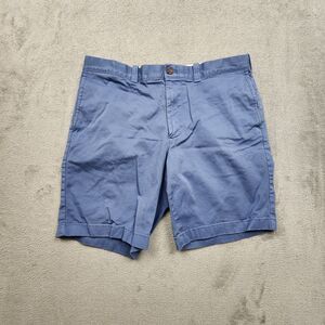 J Crew Mens 34 Blue Shorts 9 Inseam Cotton Flat Front Casual Summer Wear